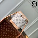 Túi LV Nano Noé Màu Trắng Monogram Jacquard 13CM Best Quality