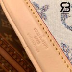Túi LV Nano Noé Màu Trắng Monogram Jacquard 13CM Best Quality