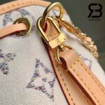 Túi LV Nano Noé Màu Trắng Monogram Jacquard 13CM Best Quality