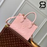 Túi LV OnTheGo PM Màu Hồng Opale Monogram Empreinte Best Quality
