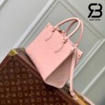 Túi LV OnTheGo PM Màu Hồng Opale Monogram Empreinte Best Quality