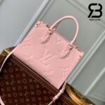 Túi LV OnTheGo PM Màu Hồng Opale Monogram Empreinte Best Quality