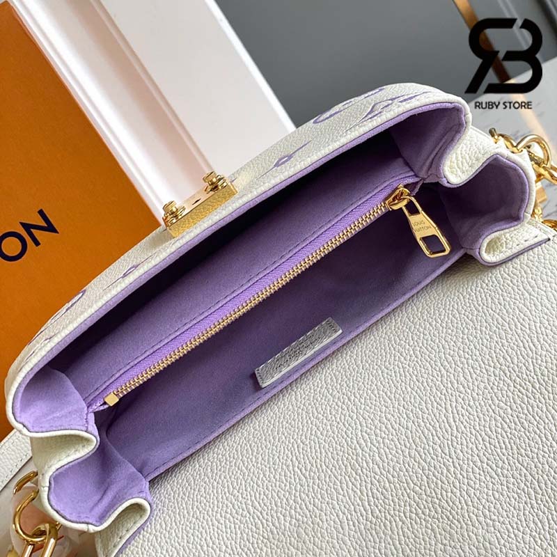 Túi LV Pochette Métis East West Latte Bubble Tea Monogram Empreinte 21CM Best Quality