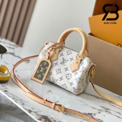 Túi LV Speedy Bandoulière 20 Màu Beige Monogram Jacquard Best Quality