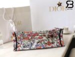 Túi Medium Dior Book Tote Ecru Multicolor 4 Saisons Été Soleil Embroidery 36CM Best Quality