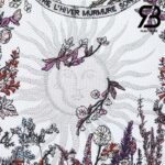 Túi Medium Dior Book Tote Ecru Multicolor 4 Saisons Hiver Soleil Embroidery 36CM Best Quality