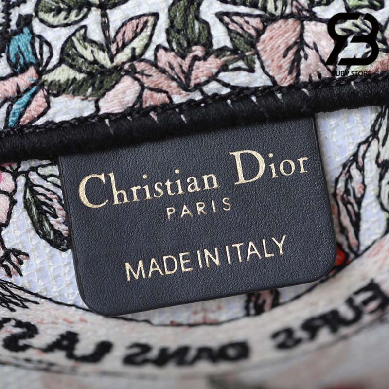 Túi Medium Dior Book Tote Ecru Multicolor 4 Saisons Printemps Soleil Embroidery 36CM Best Quality