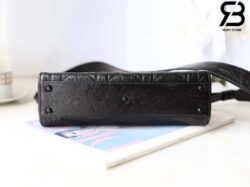 Túi Small Lady D-Sire Bag Màu Đen Macrocannage Crinkled Calfskin Best Quality