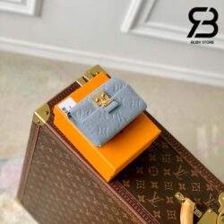 Ví LV Metis Compact Wallet Màu Xanh Hour Monogram Empreinte Best Quality