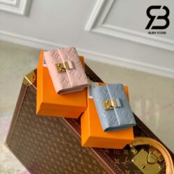 Ví LV Metis Compact Wallet Màu Xanh Hour Monogram Empreinte Best Quality