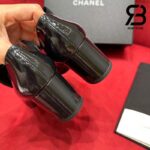 Giày Chanel 24C Mary Janes With Ribbon Black Patent Calfskin Best Quality