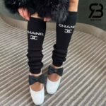 Giày Chanel 24C Mary Janes With Ribbon White Patent Calfskin Best Quality