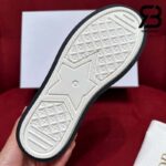 Giày Walk'n'Dior Platform Sneaker Deep Blue Oblique Embroidered Cotton Best Quality