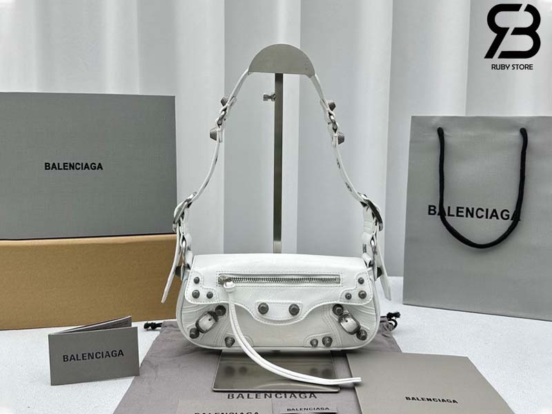 tui-balenciaga-le-cagole-xs-sling-bag-in-white-best-quality Túi Balenciaga Le Cagole XS Sling Bag Màu Trắng 23CM Best Quality