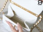 Túi Chanel 24S Mini Flap Bag With Top Handle Màu Trắng Caviar 18CM Best Quality