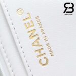 Túi Chanel 24S Mini Flap Bag With Top Handle Màu Trắng Caviar 18CM Best Quality