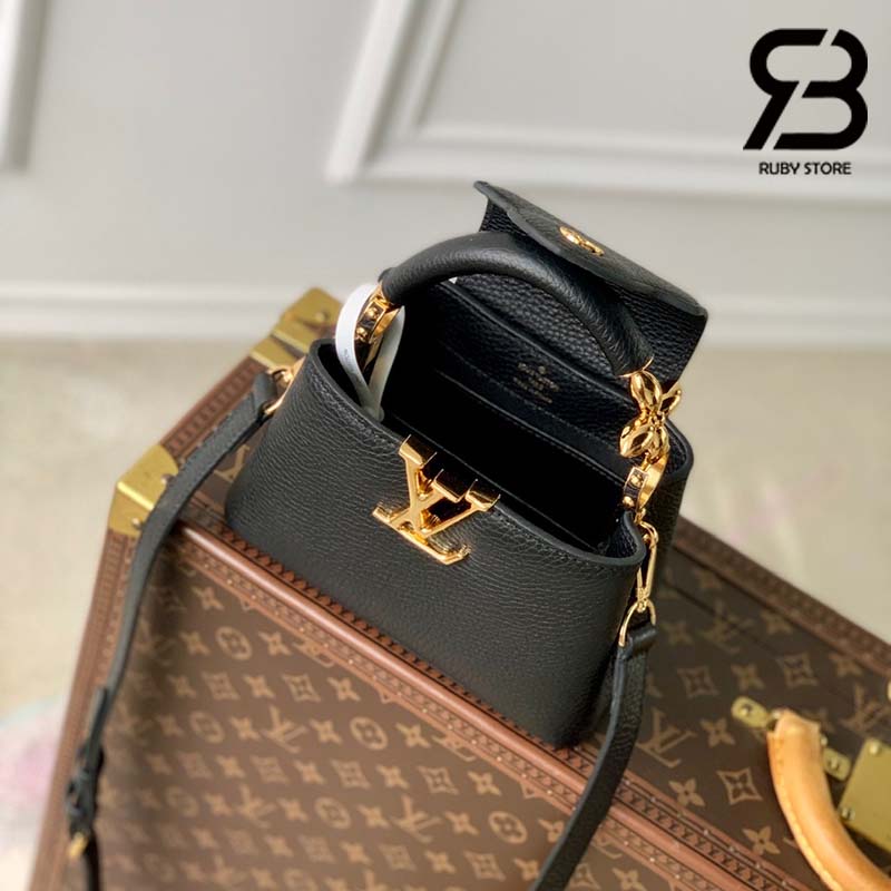 Túi LV Capucines Mini Jewelily Màu Đen 21CM Best Quality