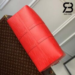 Túi LV Keepall Bandoulière 50 Màu Đỏ EPI Best Quality