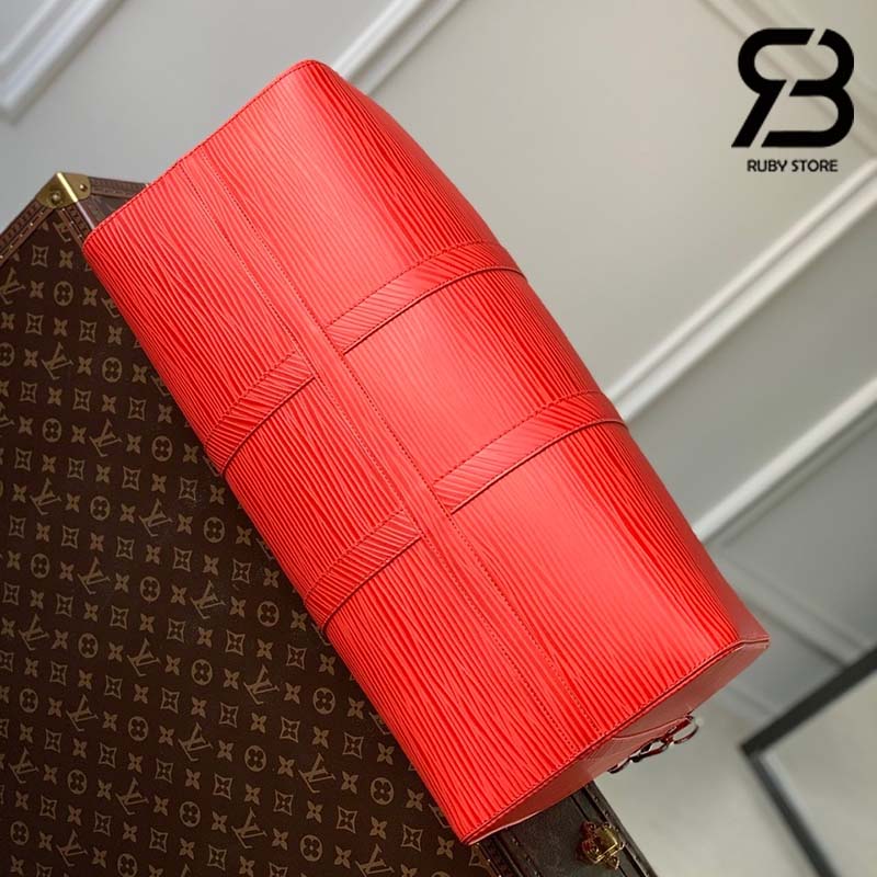 Túi LV Keepall Bandoulière 50 Màu Đỏ EPI Best Quality