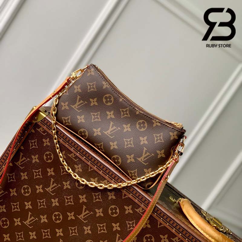 Túi LV Liv Pochette Monogram Màu Nâu 23CM Best Quality