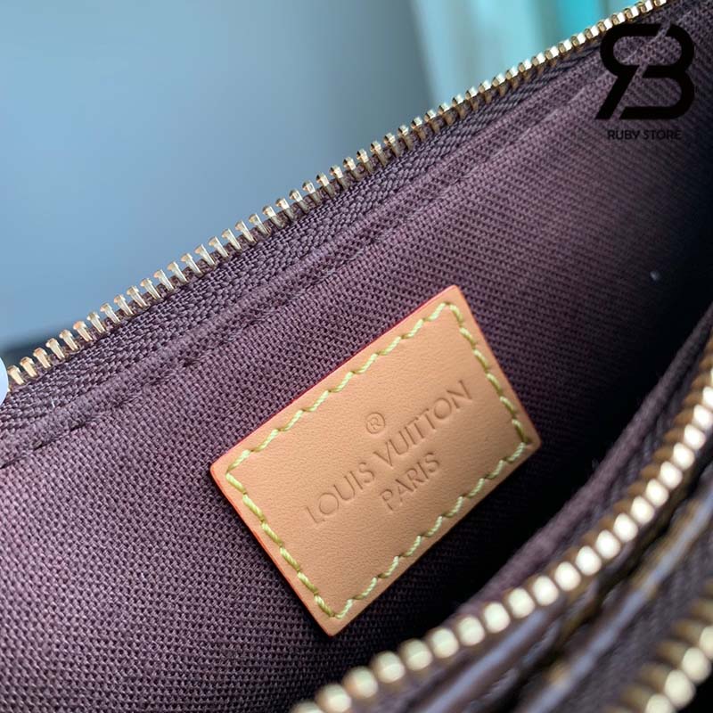 Túi LV Liv Pochette Monogram Màu Nâu 23CM Best Quality
