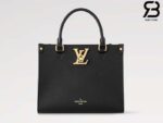 Túi LV Lock & Go Màu Đen Calfskin 24CM Best Quality