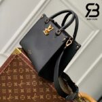 Túi LV Lock & Go Màu Đen Calfskin 24CM Best Quality