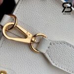 Túi LV Lock & Go Màu Trắng Quartz Calfskin 24CM Best Quality