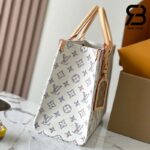 Túi LV Onthego MM Màu Trắng Monogram Jacquard Best Quality