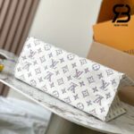 Túi LV Onthego MM Màu Trắng Monogram Jacquard Best Quality