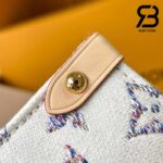 Túi LV Onthego MM Màu Trắng Monogram Jacquard Best Quality