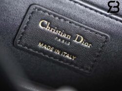 Túi Mini Dior Ange Bag Màu Đen Macrocannage Calfskin 20CM Best Quality