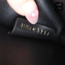 Túi Mini Dior Ange Bag Màu Đen Macrocannage Calfskin 20CM Best Quality