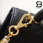 Túi Mini Dior Ange Bag Màu Đen Macrocannage Calfskin 20CM Best Quality