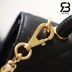 Túi Mini Dior Ange Bag Màu Đen Macrocannage Calfskin 20CM Best Quality