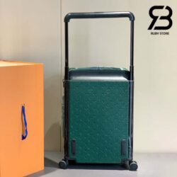 Vali LV Horizon 55 Monogram Taurillon Màu Xanh Forest Best Quality