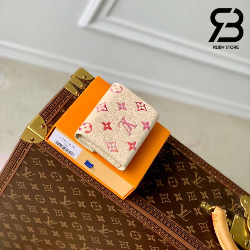 Ví LV Victorine Wallet Sunrise Aquarelle Monogram Empreinte Best Quality