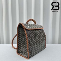 Ba Lô Goyard Saint Léger Backpack Goyardine Màu Đen Tan Canvas 37CM Best Quality