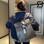 Ba Lô Goyard Saint Léger Backpack Goyardine Màu Đen Canvas 37CM Best Quality