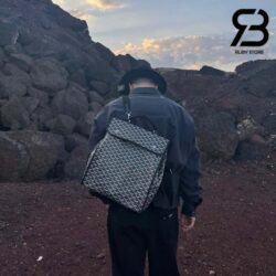 Ba Lô Goyard Saint Léger Backpack Goyardine Màu Đen Canvas 37CM Best Quality