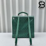 Ba Lô Goyard Saint Léger Backpack Goyardine Màu Xanh Lá Canvas 37CM Best Quality