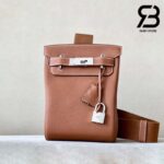 Balo Hermes Hac A Dos PM Backpack Nâu Gold PHW Best Quality