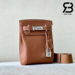 Balo Hermes Hac A Dos PM Backpack Nâu Gold PHW Best Quality