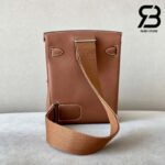 Balo Hermes Hac A Dos PM Backpack Nâu Gold PHW Best Quality