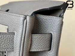 Balo Hermes Hac A Dos PM Backpack Xám Gris Etain PHW Best Quality