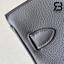 Balo Hermes Hac A Dos PM Backpack Xám Gris Etain PHW Best Quality