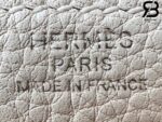 Balo Hermes Hac A Dos PM Backpack Gris Pale PHW Best Quality