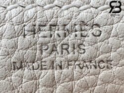Balo Hermes Hac A Dos PM Backpack Gris Pale PHW Best Quality