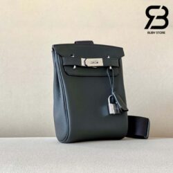 Balo Hermes Hac A Dos PM Backpack Đen Noir PHW Best Quality
