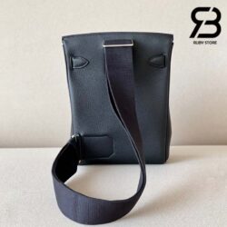 Balo Hermes Hac A Dos PM Backpack Đen Noir PHW Best Quality